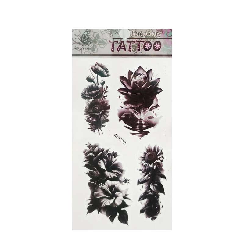 تتو موقت طرح گل کد 95 تتو موقت طرح گل کد 95