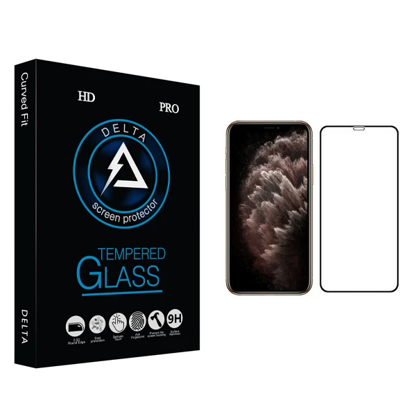 محافظ صفحه نمایش دلتا مدل Fit مناسب برای گوشی موبایل اپل iPhone 11 Pro Max