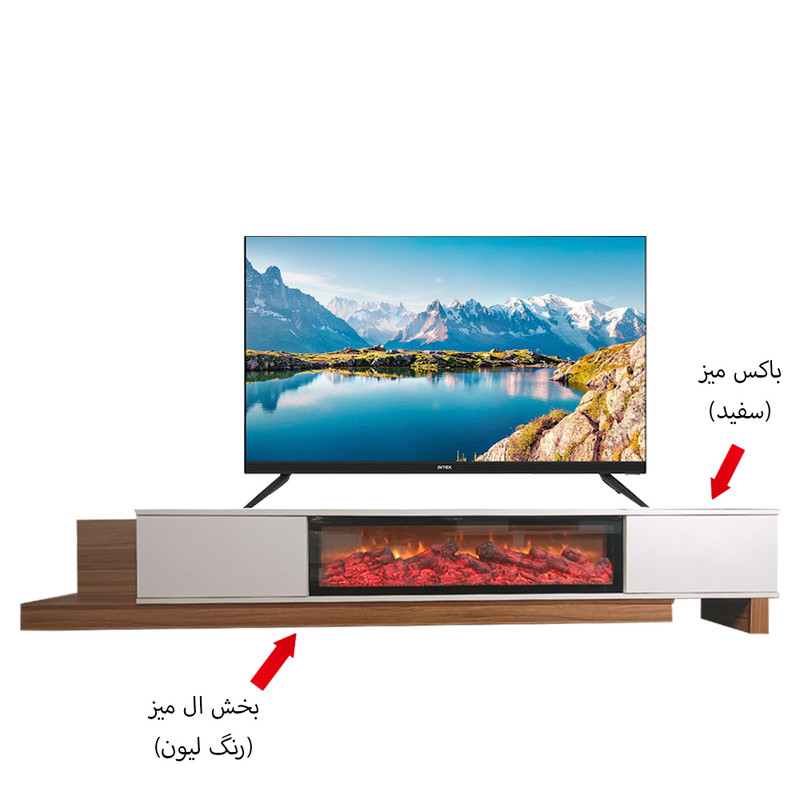میز تلویزیون مدل S02 مناسب برای تلویزیون تا 65 اینچ