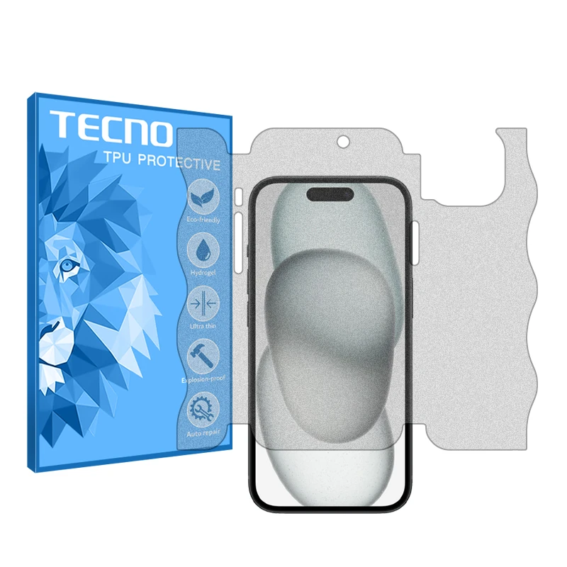 محافظ صفحه نمایش مات تکنو مدل HyMTT مناسب برای گوشی موبایل اپل iPhone 15
