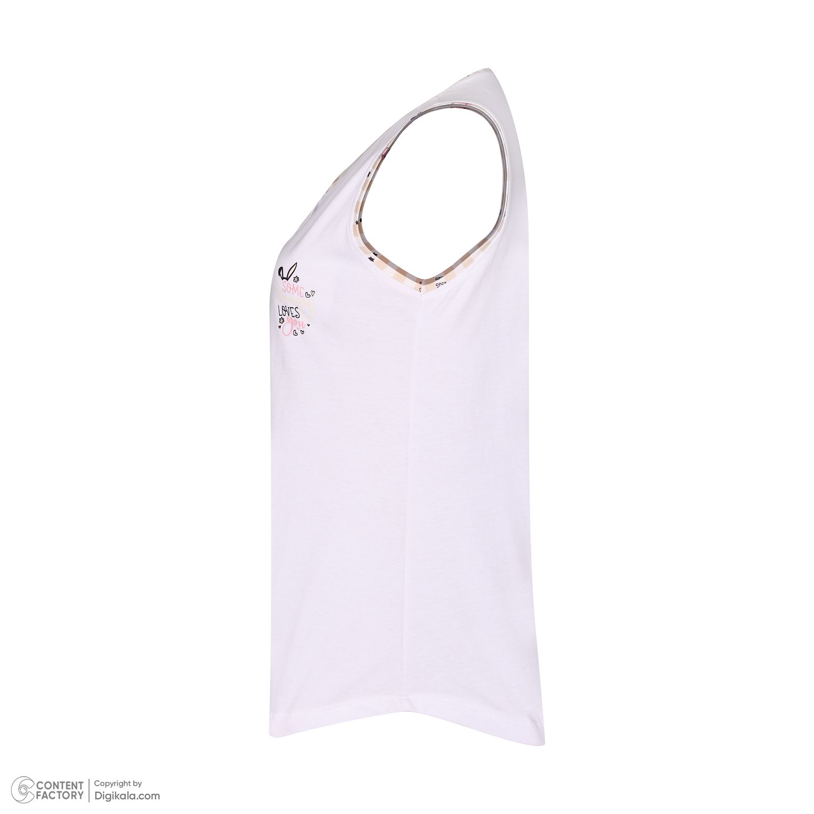 ست تاپ و شلوارک زنانه ناربن مدل 15211128 رنگ سفید -  - 4