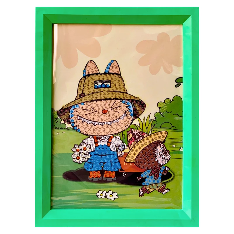 بازی آموزشی مدل ساخت تابلو نقاشی الماسی طرح لابوبو کد ۰7