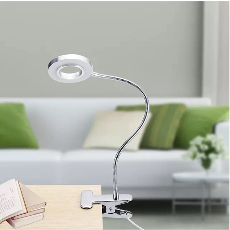 چراغ مطالعه مدل گیره ای طرح رینگ لایت