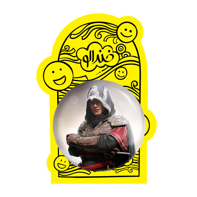 آینه جیبی خندالو مدل بازی اساسینز کرید Assassin's Creed کد 27920 آینه جیبی خندالو مدل بازی اساسینز کرید Assassin's Creed کد 27920