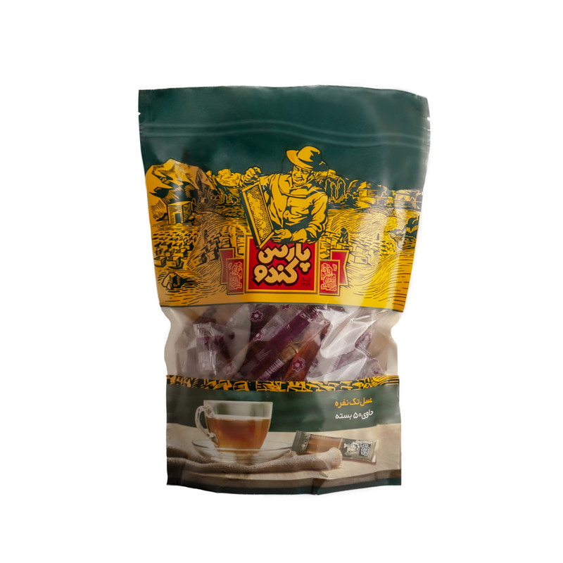 عسل ساشه پارس کندو بسته 50 عددی