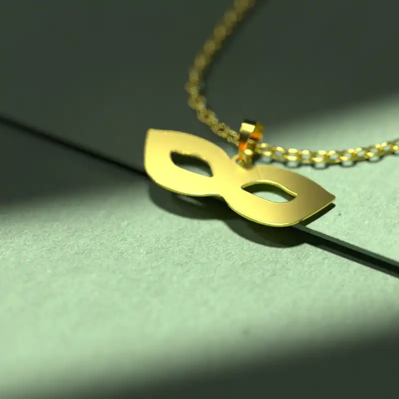 گردنبند طلا 18 عیار زنانه مدوپد مدل هالووین کد G3-1-1206