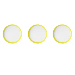 بشقاب غذاخوری زی مدل فرم اس 27 پاستل درجه یک بسته سه عددی	