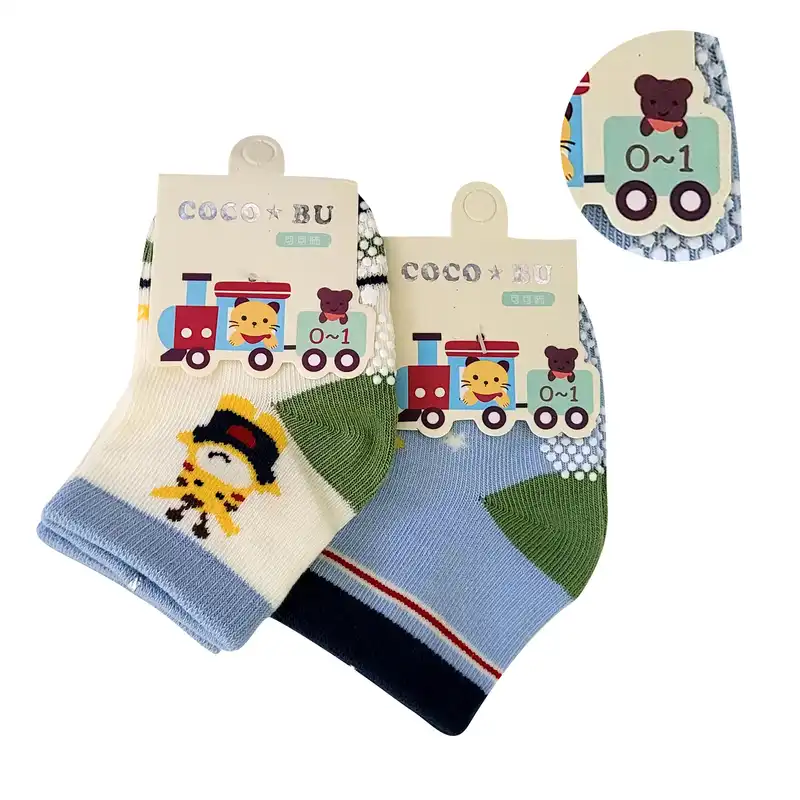 جوراب بچگانه کوکو بی یو مدل 0-1 کد 05007 بسته 2 عددی