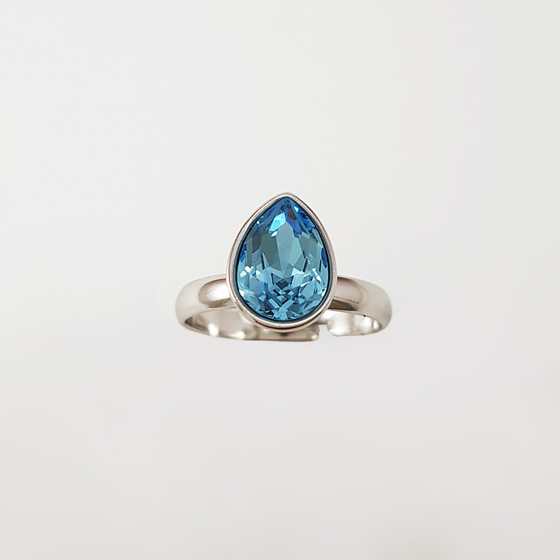 انگشتر زنانه ژوپینگ مدل اشک کد XP525 انگشتر زنانه ژوپینگ مدل اشک کد XP525