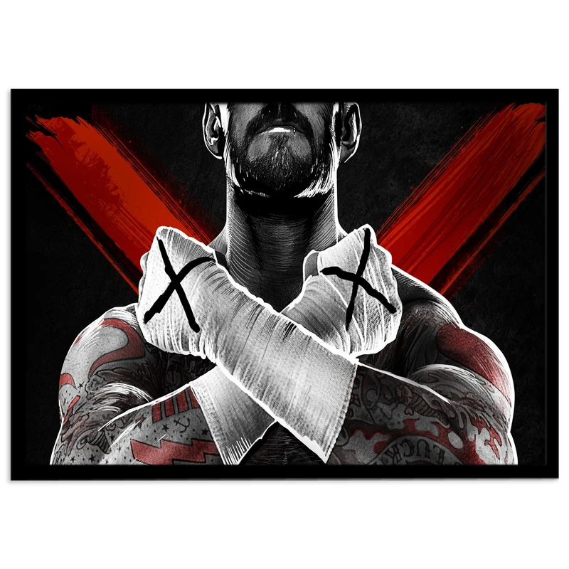 تابلو نوری بکلیت طرح بازی گیم نت Cm punk مدل B-s1388