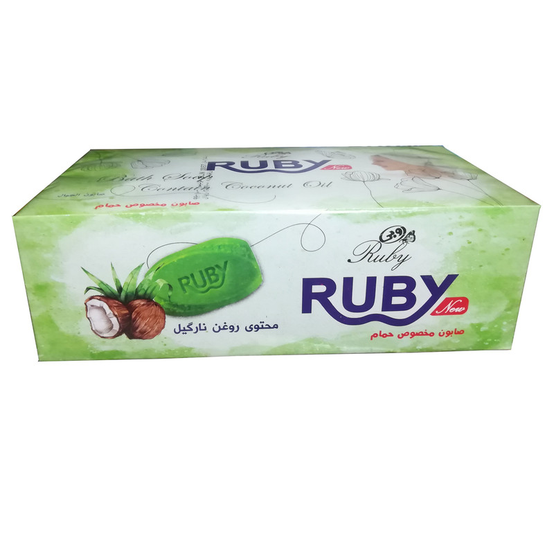 صابون شستشو روبی مدل نارگیل وزن 100 گرم بسته 6 عددی صابون شستشو روبی مدل نارگیل وزن 100 گرم بسته 6 عددی