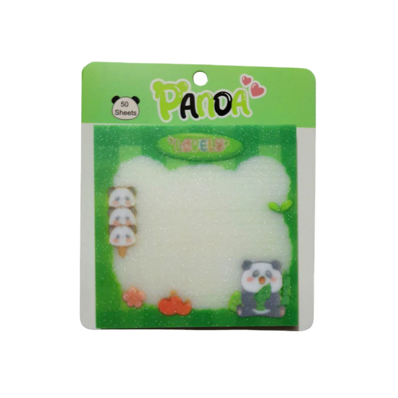 کاغذ یادداشت مدل شاین دار طرح پاندا کد 14