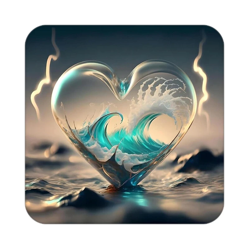 زیر لیوانی کاکتی مدل عاشقانه کد mp11576