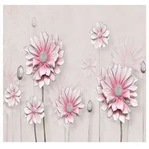 پوستر دیواری سه بعدی مدل گل برجسته DVRF1374