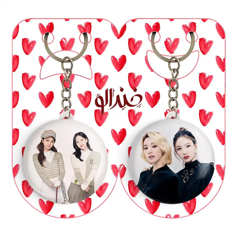 جاکلیدی خندالو مدل گروه توایس TWICE کد 1996719971 مجموعه 2 عددی