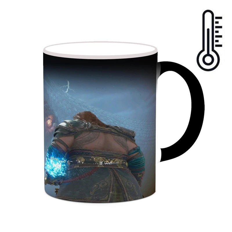 ماگ حرارتی کاکتی طرح گاد آف وار God Of War مدل mgh40614