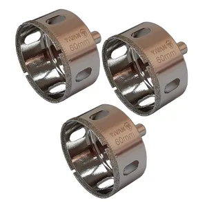 مته گردبر شیشه تیوان مدل HT - 0060 سایز 60 میلیمتر مجموعه سه عددی