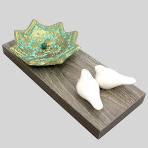 جا عودی طرح کاشی و پرنده 