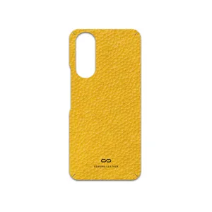 MAHOOT Mustard-Leather Cover Sticker for Wiko T50