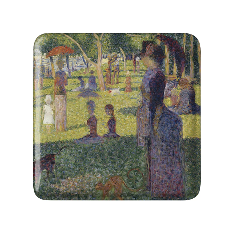 مگنت خندالو طرح بعد از ظهر یکشنبه ژرژ سورا مدل مربعی کد 36849