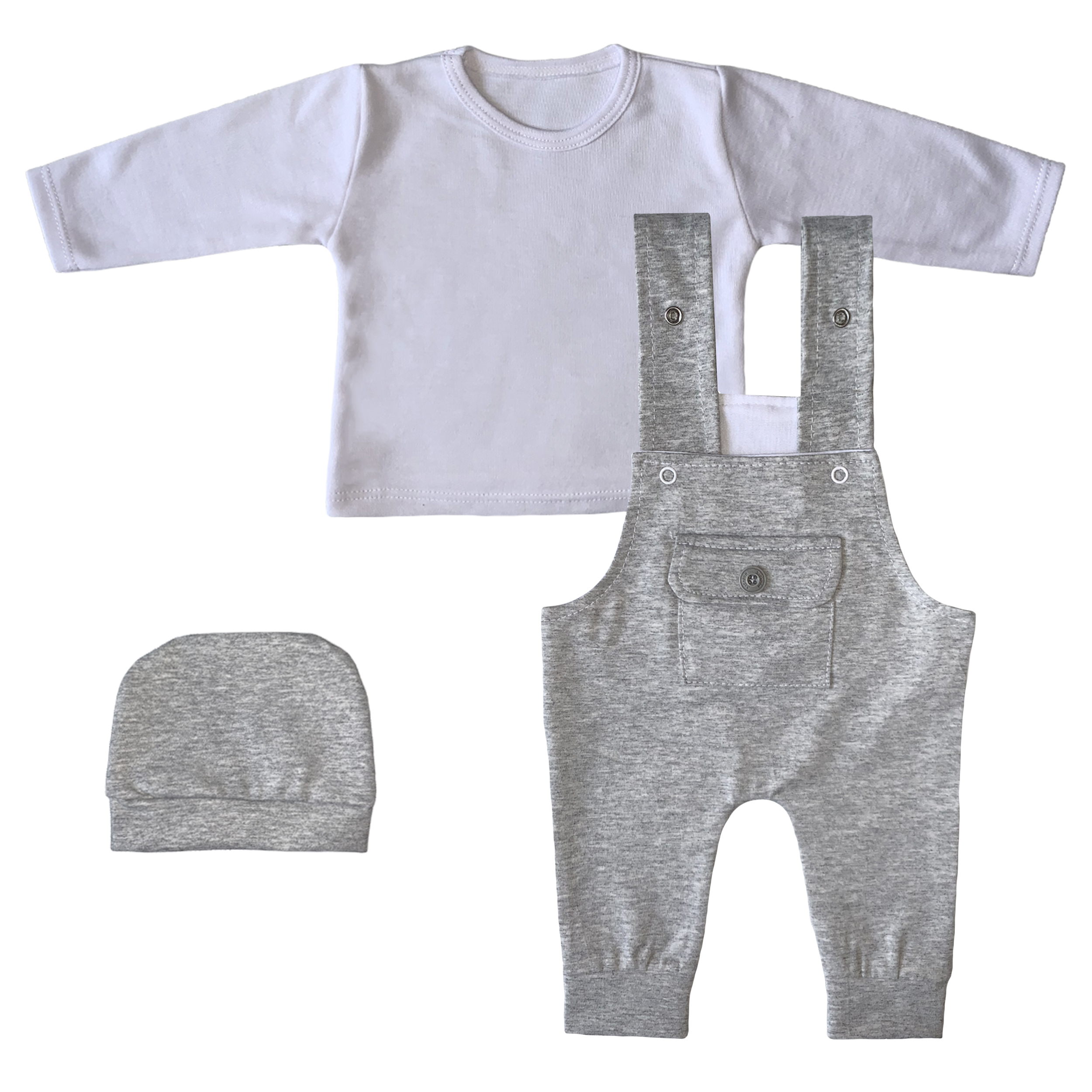 ست 3 تکه لباس نوزادی کد FF-302