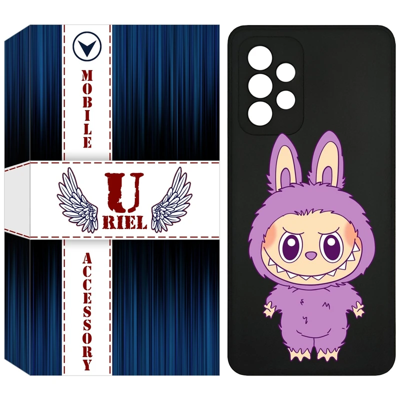 کاور یوریل قاب مدل KSH کد 150 طرح عروسک لبوبو مناسب برای گوشی موبایل سامسونگ Galaxy A72