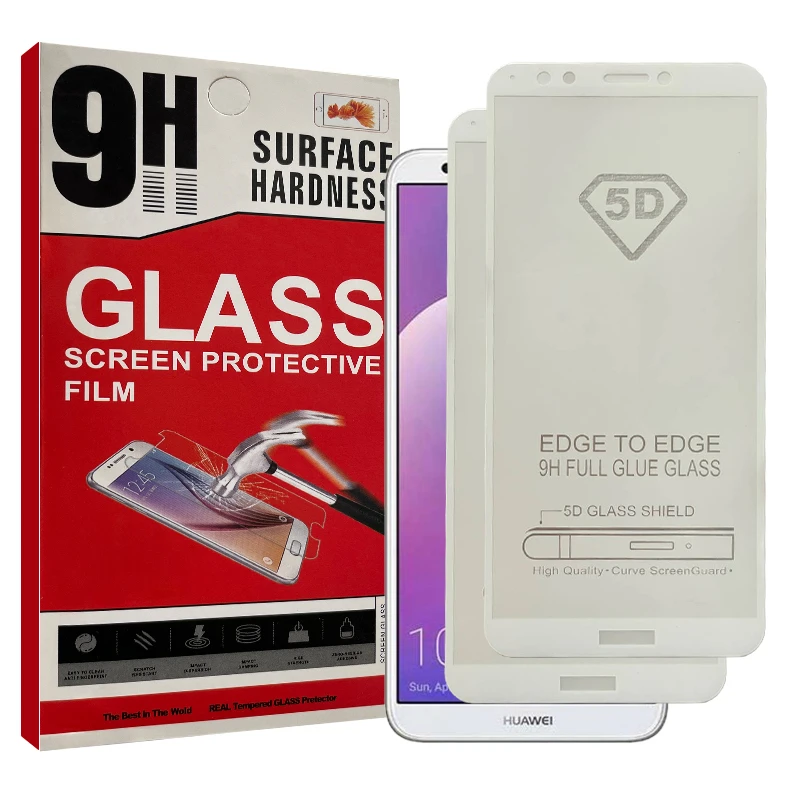  محافظ صفحه نمایش شیشه ای گلس مدل Resistant مناسب برای گوشی موبایل هوآوی Y7 Prime 2019 بسته دو عددی