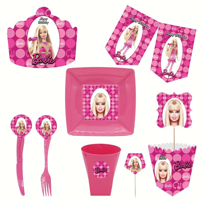 مجموعه 72 عددی تم تولد طرح باربی