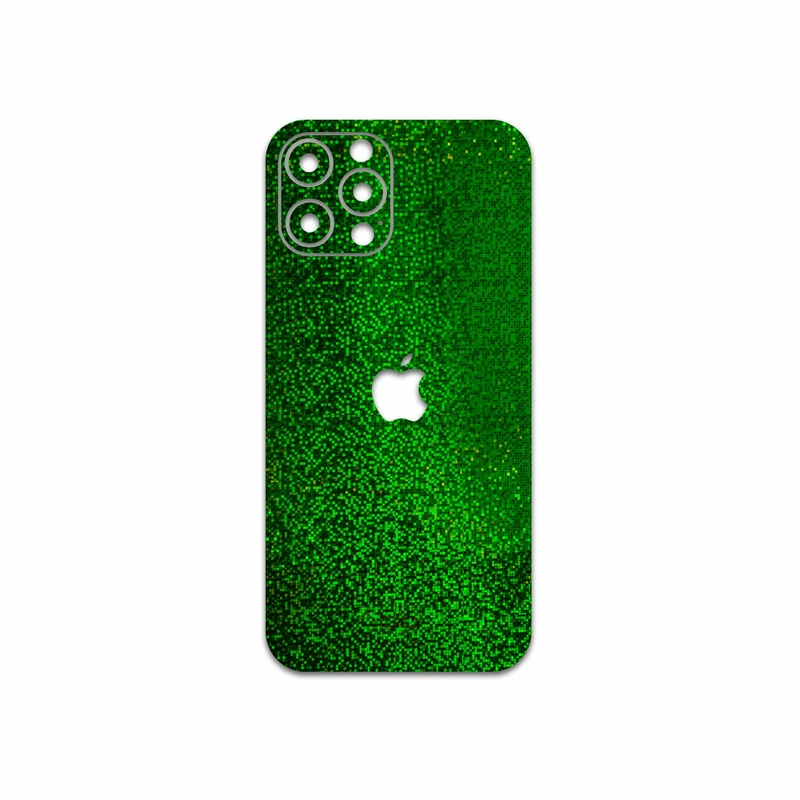 برچسب پوششی ماهوت مدل Green-Holographic مناسب برای گوشی موبایل اپل iPhone 12 Pro Max