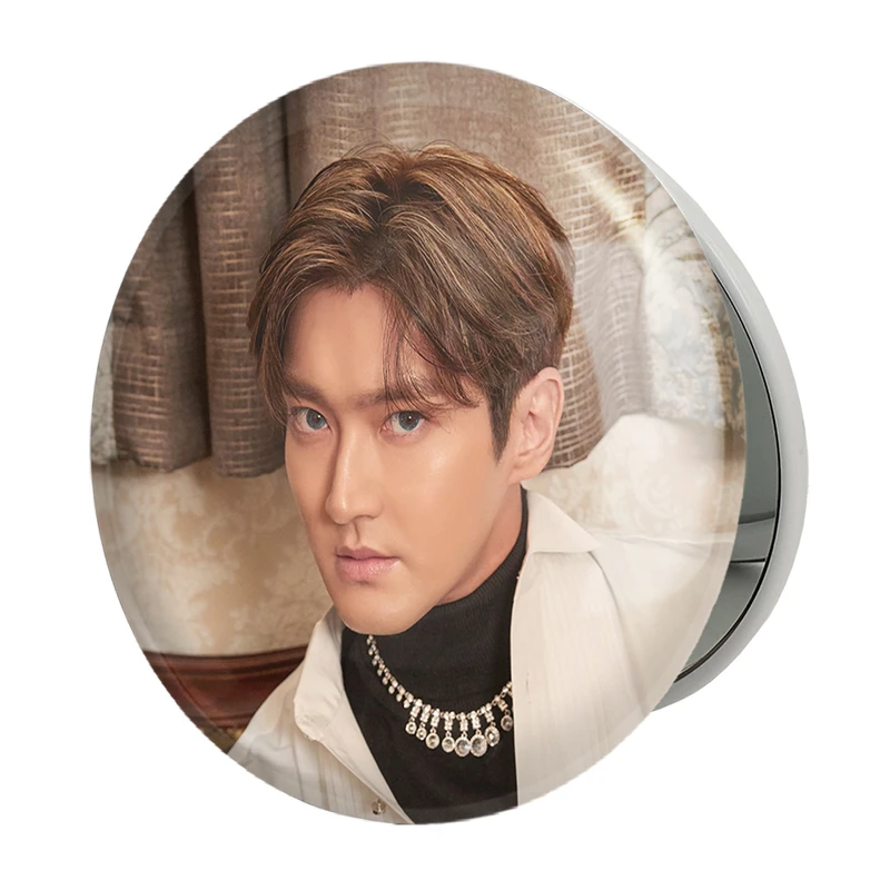 آینه جیبی خندالو طرح شیوون گروه سوپر جونیور Super Junior مدل تاشو کد 21427 