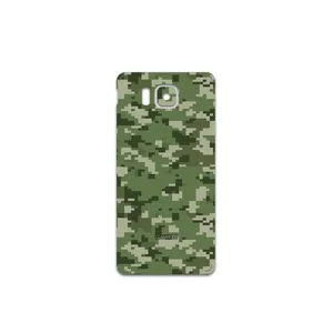 MAHOOT  Army-Green-Pixel Cover Sticker for Samsung Galaxy Alpha