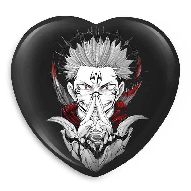 پیکسل خندالو طرح ریومن سوکونا انیمه جوجوتسو کایزن مدل قلبی کد 11090