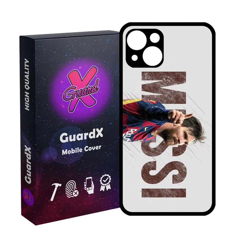 کاور گارد ایکس طرح Lionel Messi مدل 10957 مناسب برای گوشی موبایل اپل iPhone 13