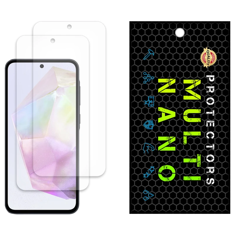 محافظ صفحه نمایش مات مولتی نانو مدل X-S2M مناسب برای گوشی موبایل سامسونگ Galaxy A35 بسته دو عددی