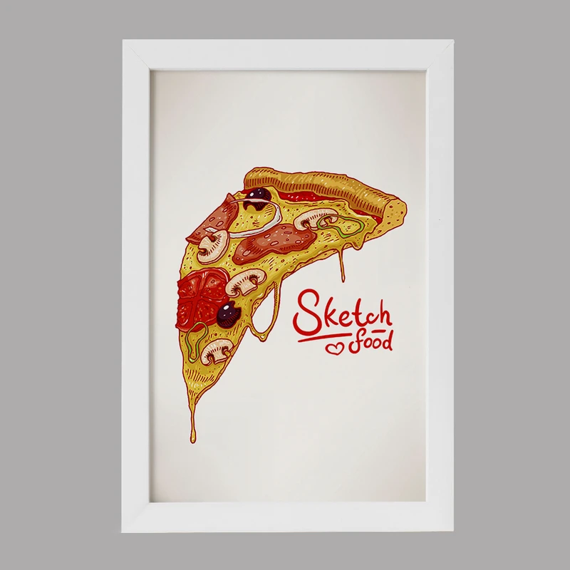 تابلو خندالو مدل فست فود (Fast Food) کد 36562