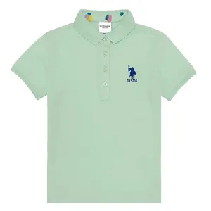 پولوشرت آستین کوتاه دخترانه یو اس پولو مدل 2562