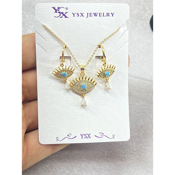 نیم ست زنانه وای اس ایکس مدل چشم نظر خاص کد 27683