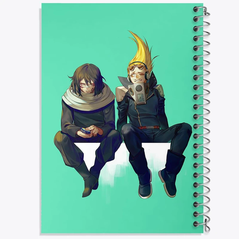 دفتر ژورنال نویسی 50 برگ خندالو مدل نقطه ای طرح یامادا و آیزاوا آکادمی قهرمان من My Hero Academia کد 23500