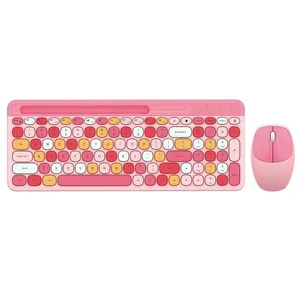 Mofii 888 wireless Keyboard With Mouse, Membrane Switch, Tenkeyless
