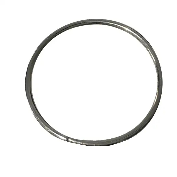 حلقه گرد چرم دوزی مدل Rnd-STL3cm بسته 50 عددی