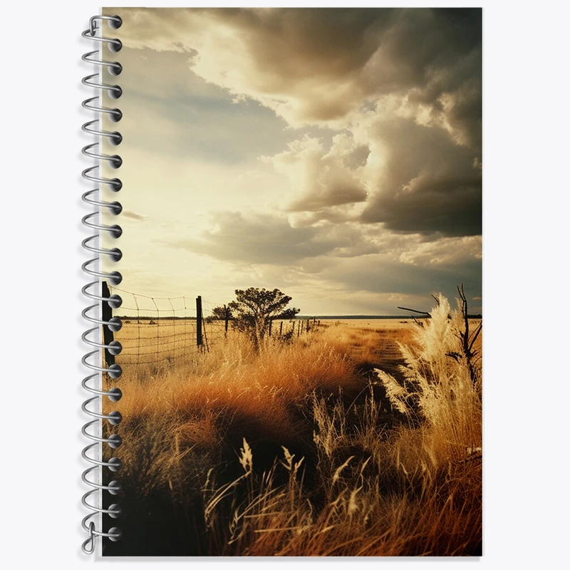 دفتر لغت 50 برگ خندالو طرح منظره کد F488