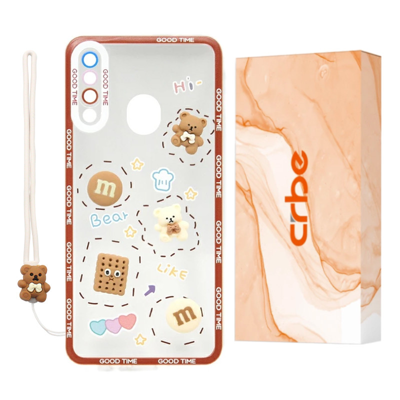 کاور کربی مدل Biscuit1 مناسب برای گوشی موبایل سامسونگ Galaxy A20S به همراه بند آویز