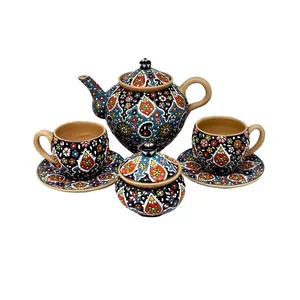ست 6 تکه چای خوری میناکاری کد 66