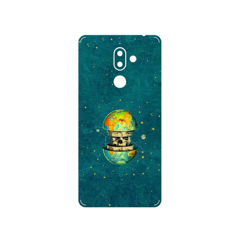 برچسب پوششی ماهوت مدل Collage of Earth Face مناسب برای گوشی موبایل نوکیا 7 Plus