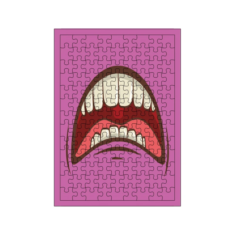 پازل 117 تکه مدل دهان کد 690