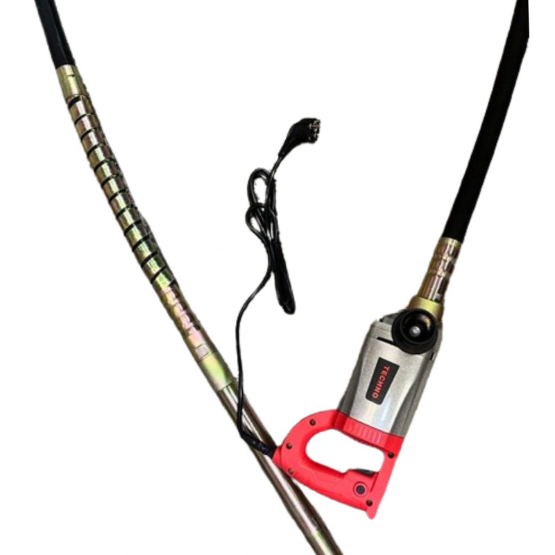 ویبراتور دریلی تکنو مدل 1500W به همراه شلنگ 2 متر و دسته کمکی ویبراتور دریلی تکنو مدل 1500W به همراه شلنگ 2 متر و دسته کمکی