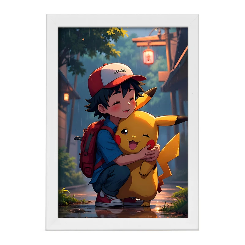 تابلو خندالو مدل انیمه پوکمون (pokemon) کد F9246