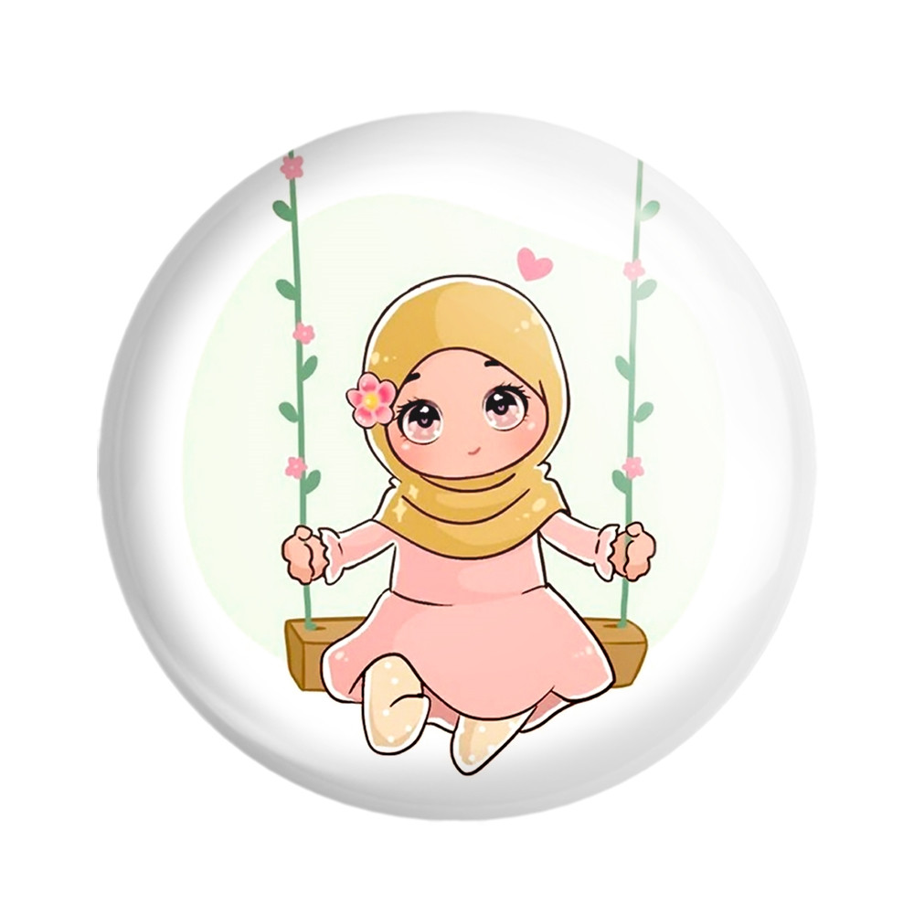 مگنت خندالو مدل دخترانه باحجاب کد 25987
