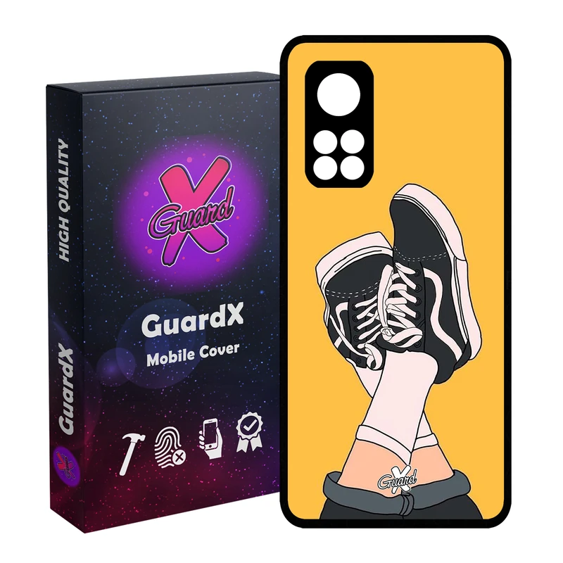 کاور گارد ایکس طرح Shoes مدل Glass10051 مناسب برای گوشی موبایل شیائومی Mi 10T / Mi 10T Pro