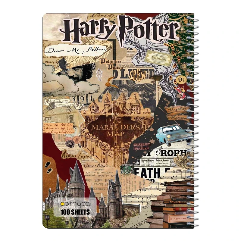 دفتر مشق 100 برگ سیمی کارنیکا طرح هری پاتر Harry Potter کد 13530